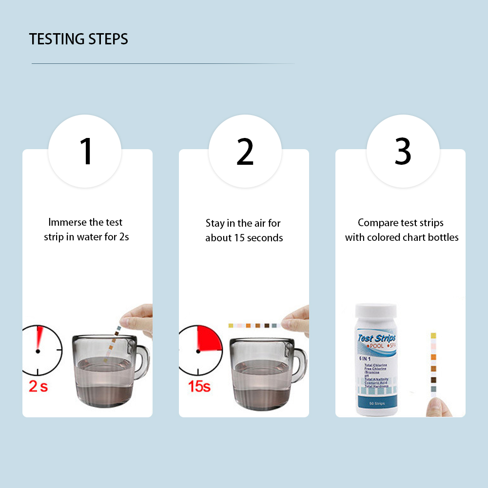 50/100pcs Water Test PH Strips – Marine Test Kit recenzja i cena