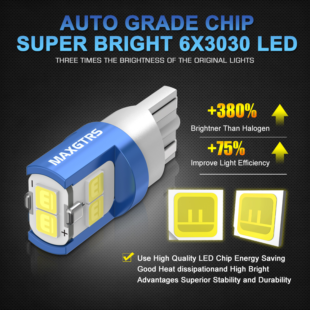 10x 194 168 T10 LED W5W LED Bu – Actinic Blue Led recenzja i cena