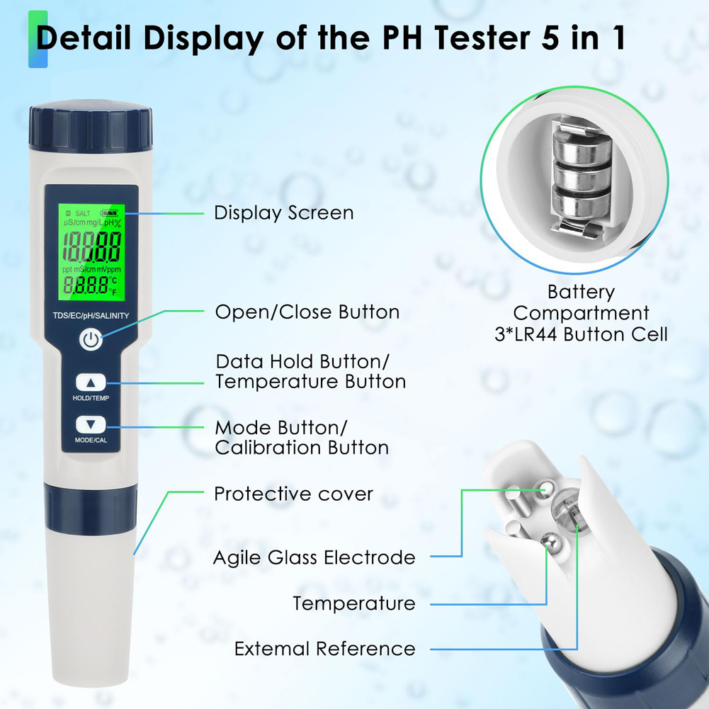 Digital Chlorine Meter PH Test – Marine Test Kit recenzja i cena