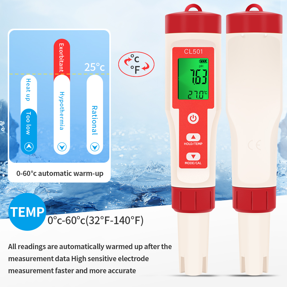 PH/CL2/H2/ORP/Temperature Mete – Marine Test Kit recenzja i cena