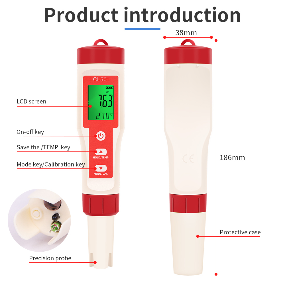 PH/CL2/H2/ORP/Temperature Mete – Marine Test Kit recenzja i cena