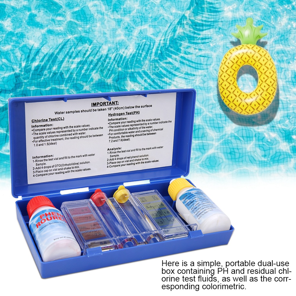 PH Chlorine Water Quality Test – Marine Test Kit recenzja i cena