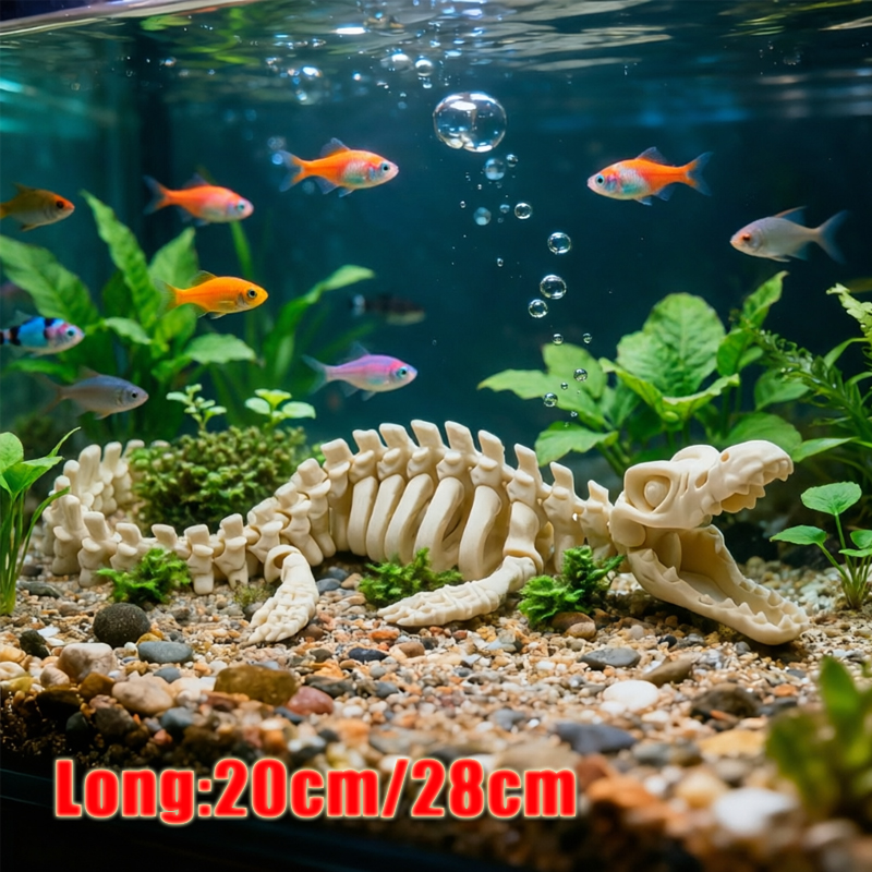 1Pc Realistic Mosasaur Skeleto – Marine Aquarium Used recenzja i cena