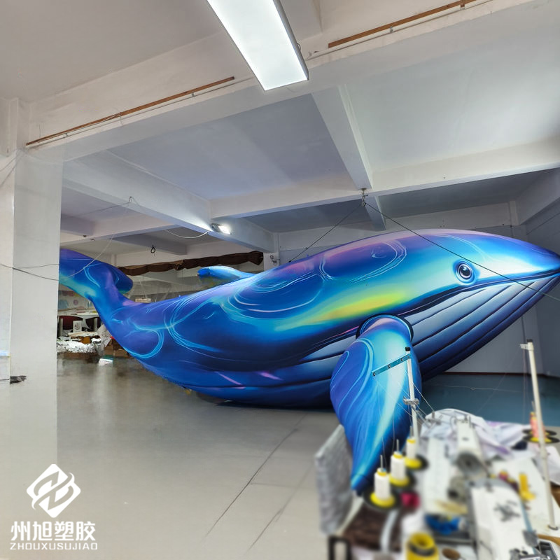 Inflatable blue whale, used as – Marine Aquarium Used recenzja i cena