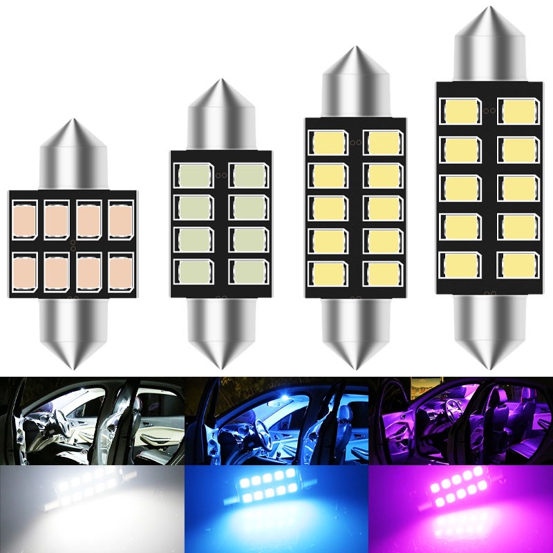 2pcs led C5W light festoon 31m – Actinic Blue Led recenzja i cena