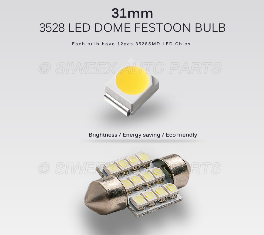 31mm 3528 1210 SMD 12 LED Car  – Actinic Blue Led recenzja i cena