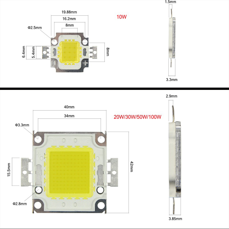 10W 20W 30W 50W 100W High Powe – Actinic Blue Led recenzja i cena