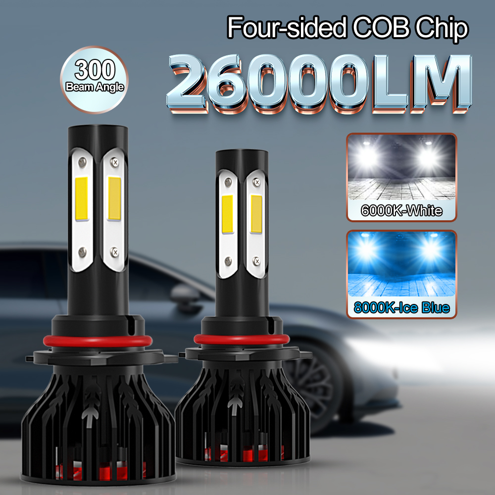 2pcs New 4 Sides 9005/HB3 9006 – Actinic Blue Led recenzja i cena