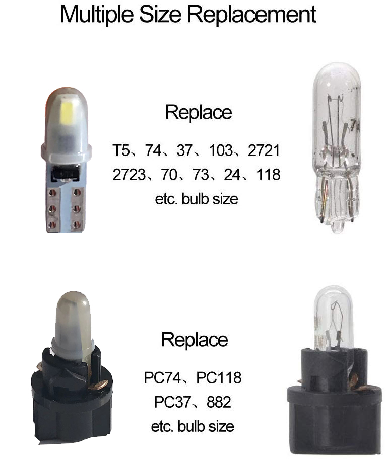 10pcs T5 PC74 B8.5 LED Canbus  – Actinic Blue Led recenzja i cena